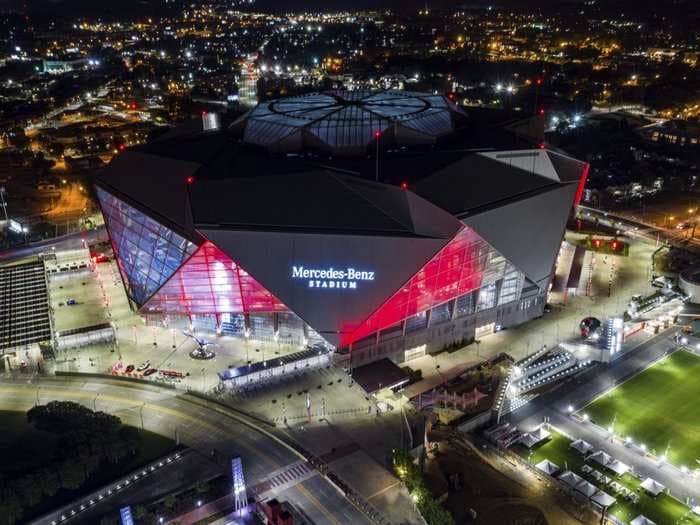 Mercedes-Benz deleted a tweet bashing the 2019 Super Bowl, which was played in a stadium the company is paying $324 million to name