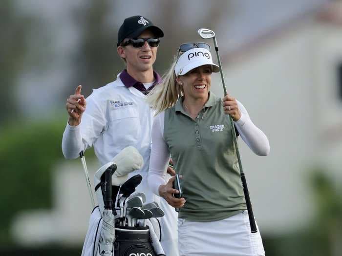 LPGA pro Pernilla Lindberg got married and will spend her honeymoon competing in a tournament with her husband as caddie