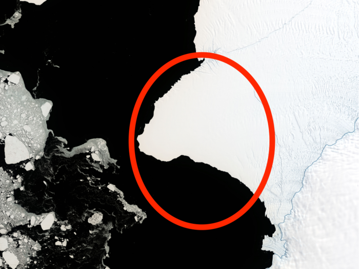 Antarctica is about to lose an iceberg 30 times the size of Manhattan as two cracks converge - and it could cripple a British research station