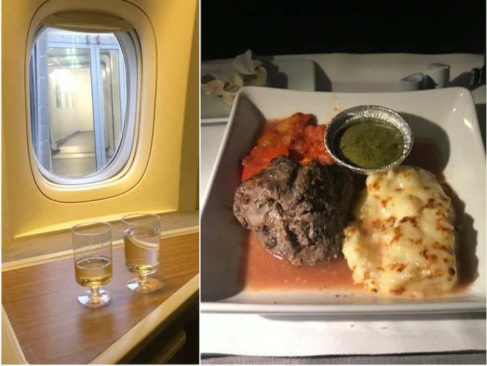 I flew American Airlines international business class for the first time. Here are the things that surprised me.