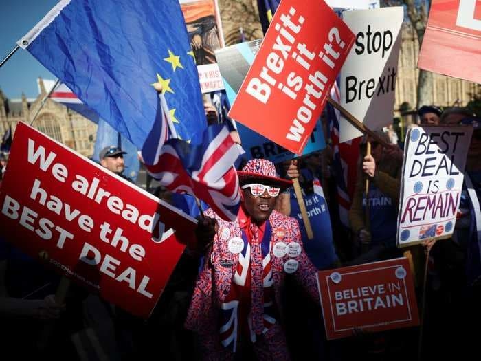 The City of London is finally starting to believe that the UK will avoid a no-deal Brexit