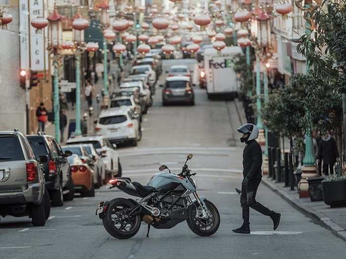 Harley-Davidson's electric motorcycle has a sleek new rival that has a 200-mile range and can track everything about your rides online