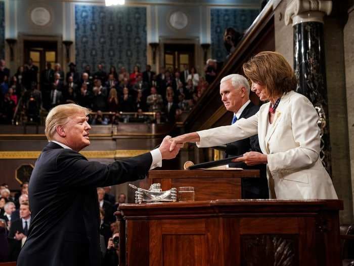 Trump thanks Nancy Pelosi for deciding not to pursue his impeachment