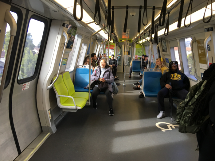 San Francisco's new public trains are clean, spacious and surprisingly quiet - here's what it's like to ride one