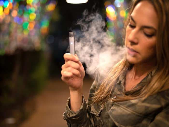 We just got the first clear evidence that some people are using Juul e-cigs to cut back on smoking