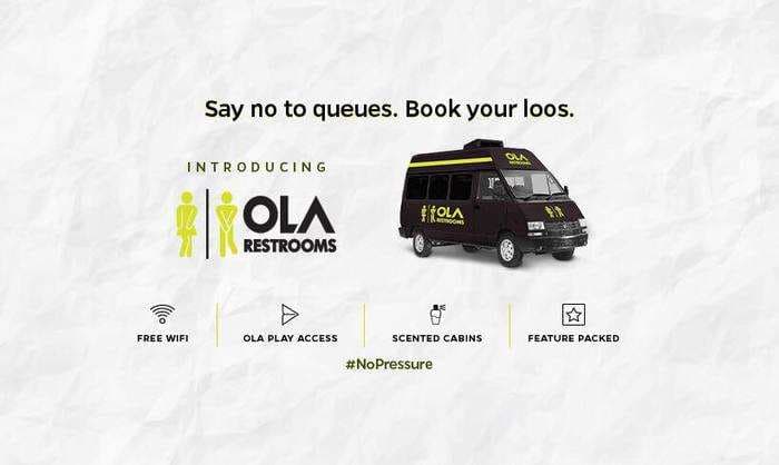 Ola uses an April Fool's Day prank to drive home a message – India needs more toilets