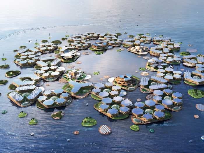 The UN just unveiled a design for a new floating city that can withstand Category 5 hurricanes