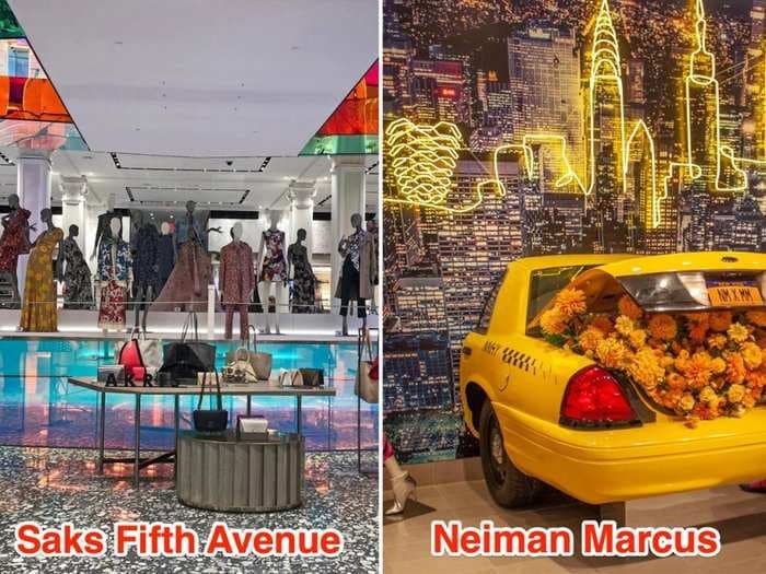 We compared the shopping experiences at Neiman Marcus and Saks Fifth Avenue stores in New York City -&#160;and the winner features old-school arcade games and a test kitchen