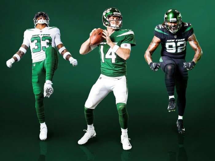 Nike unveils new uniforms for the New York Jets