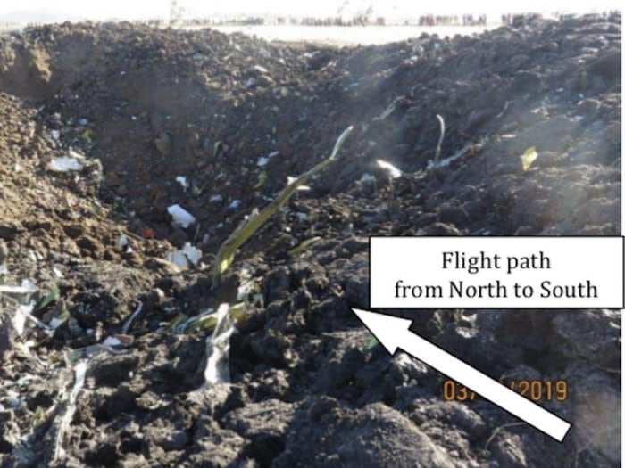 The crashed Ethiopian Airlines 737 Max hit the ground at 575mph and left a crater 32 feet deep, horrifying details in official report reveal