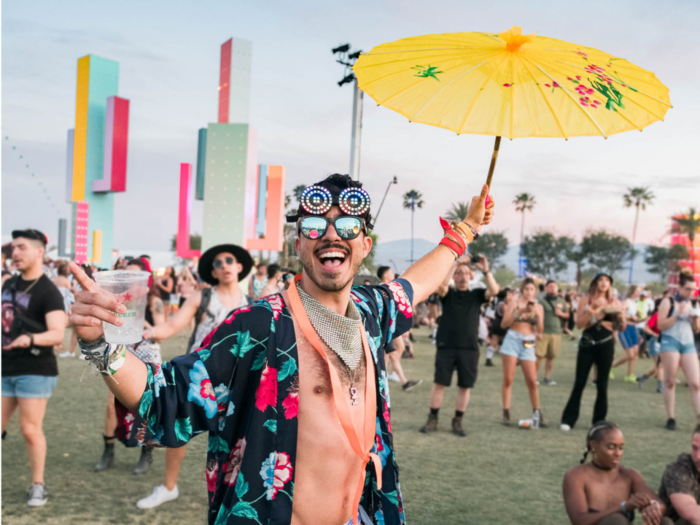 A $2,000 bridal get-up, $100 of body glitter, and $30 thrift store discoveries: We asked 11 people how much their Coachella outfits cost, and here's what they told us