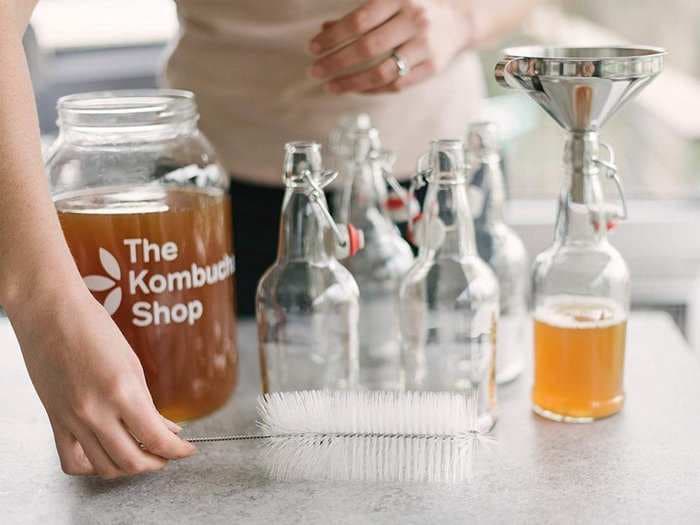 This $75 kombucha brewing kit will pay for itself after you make a few batches - I've already saved a ton of money by making my own