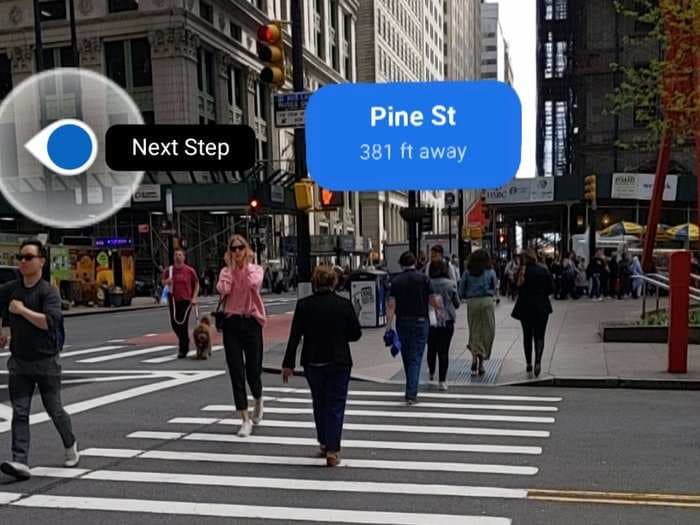 Google unveiled a new augmented reality feature for Maps, but it's only coming to Pixel phones for now