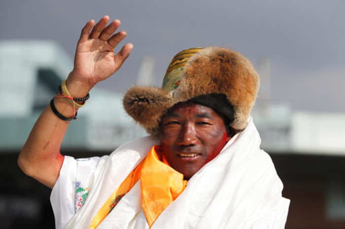 49-yr-old Sherpa climbs Mt Everest for the 23rd time, breaks his own record