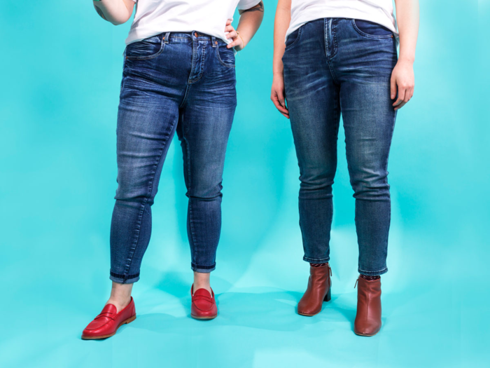 7 women try Universal Standard's new size-inclusive line of jeans that goes from 00 to 40 - here's the verdict