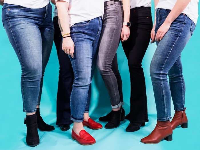 7 women try Universal Standard's new size-inclusive line of jeans that goes from 00 to 40 - here's the verdict