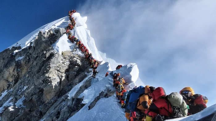 Traffic congestion on the world’s highest peak is creating a ‘death zone’