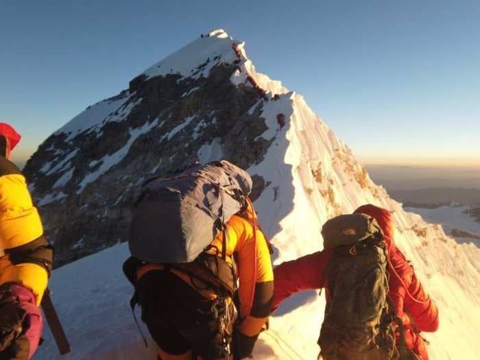 Dead bodies litter Mount Everest because it's so dangerous and expensive to get them down