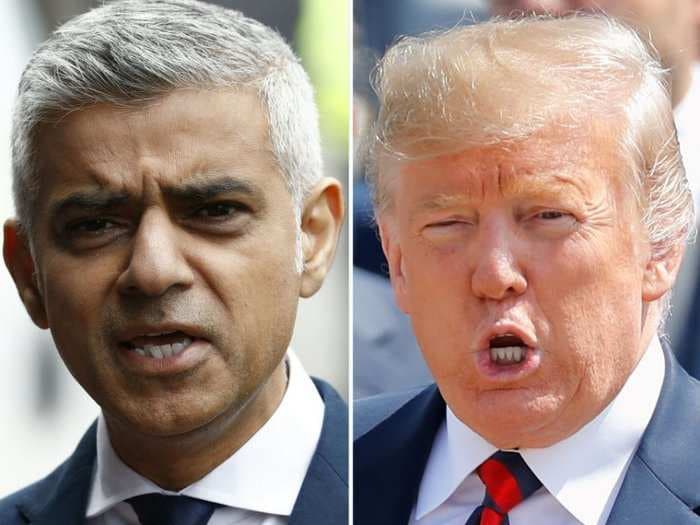 Trump attacks Sadiq Khan as a 'stone cold loser' after London Mayor compares him to a fascist