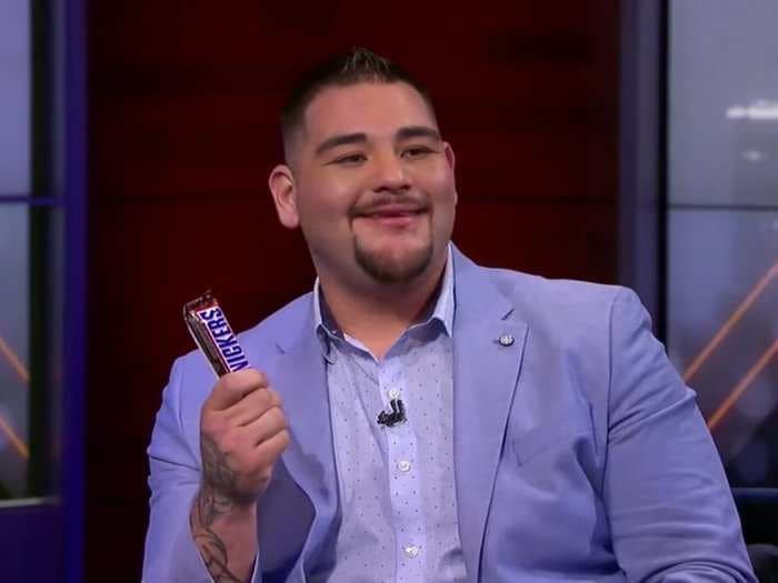Newly crowned heavyweight champion Andy Ruiz Jr. really wants Snickers to sponsor him