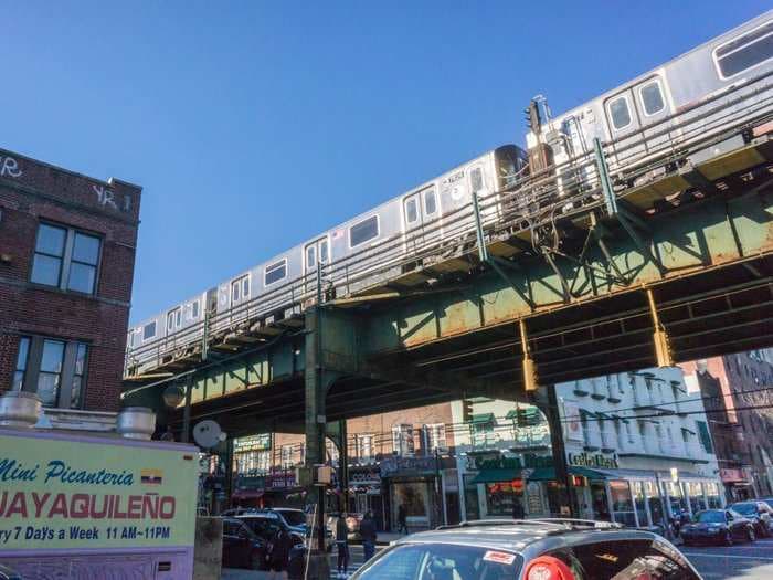 New York is installing netting under elevated subway tracks where debris keeps falling onto streets below