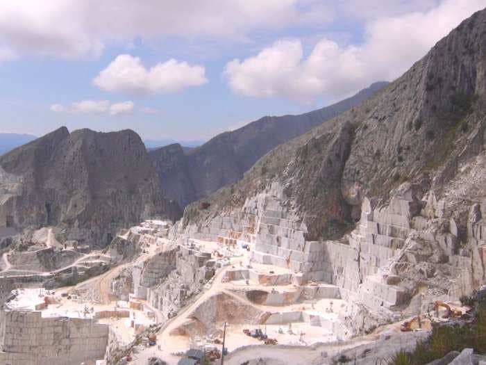 Inside Italy's $1 billion marble mountains that produce more tons than anywhere else on Earth