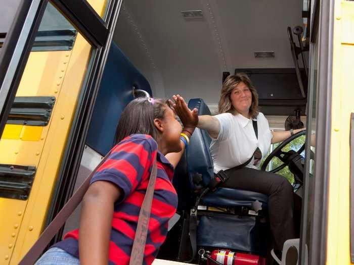 From Greyhound to school buses, this map shows how much bus drivers make in every US state