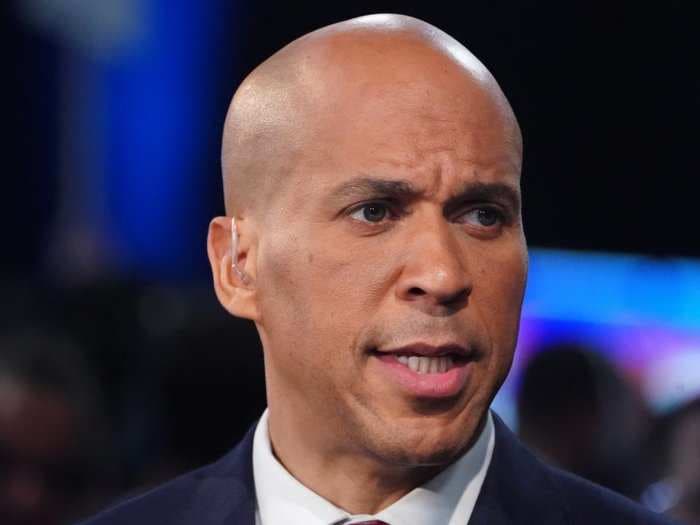 Cory Booker said he's 'absolutely disappointed' marijuana legalization wasn't discussed in first 2020 Democratic debate