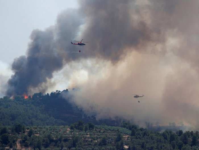 A pile of manure in Spain to spontaneously ignited in Europe's record heatwave, and started a forest fire