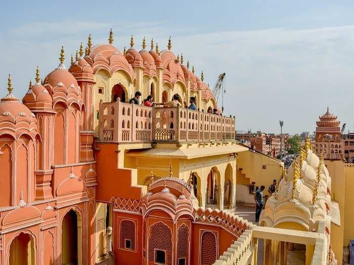 Jaipur, the pink city whose king once painted it to impress his royal guests, is now a World Heritage site