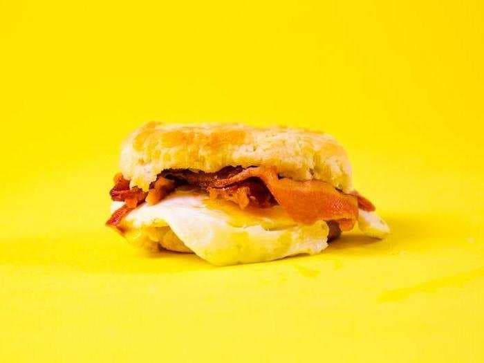 I ate the bacon, egg, and cheese biscuits from 4 major fast-food chains, and the winner surprised me