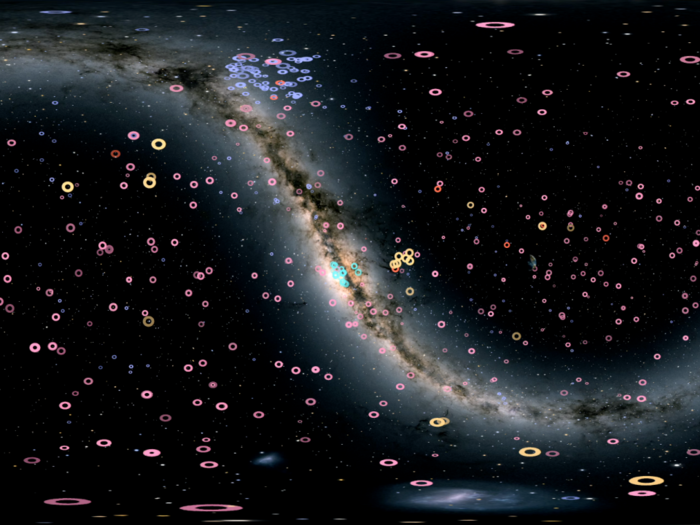 An incredible new 60-second animation shows where 4,000 planets beyond our solar system are located in deep space