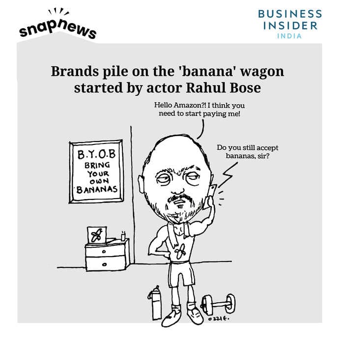 #FOMO Alert: Amazon joins Rahul Bose's 'banana' wagon