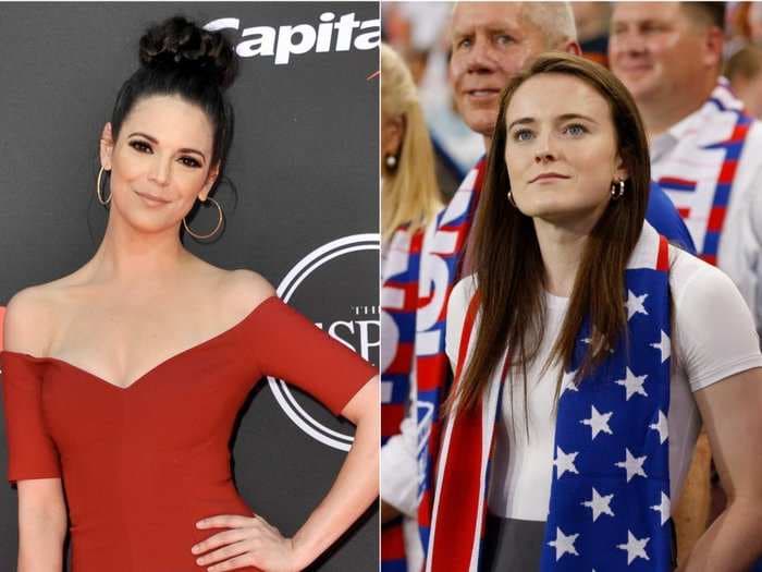 ESPN's Katie Nolan snuck into LeBron James' ESPYs after-party by posing as USWNT star Rose Lavelle