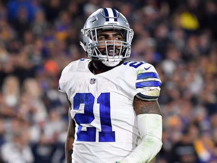 Ezekiel Elliott's training camp holdout for a new contract is threatening to get ugly