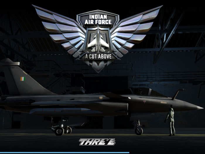 The Indian Air Force launched a 3D mobile game to give aspirants a taste of the action