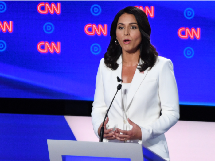 'You owe them an apology': Tulsi Gabbard ripped into Kamala Harris at the Democratic debate over her controversial record on criminal justice