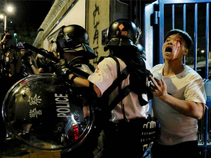 As Hong Kong fights for its life, an embarrassed China has only violence to offer