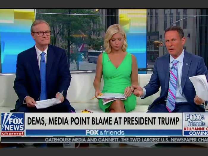 A 'Fox and Friends' host said it's 'a fact' that America is experiencing a Hispanic invasion, directly echoing the El Paso shooter's manifesto