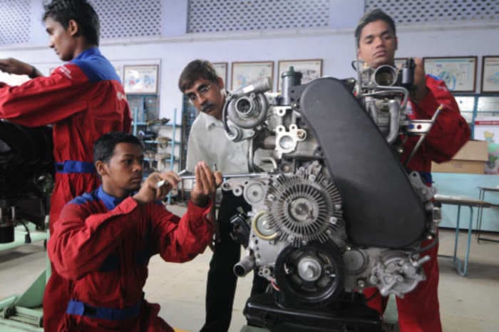 The maker of General Motors and Toyota's parts in India is folding up — axing thousands of jobs