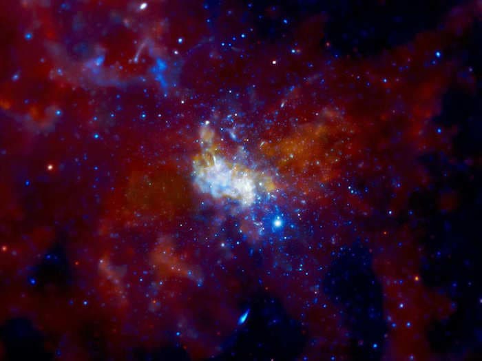 There was a big spark — 75 times brighter than usual — from the black hole at the heart of the Milky Way