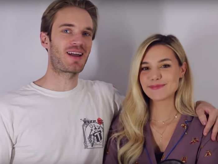 YouTube's biggest star PewDiePie just got married to his fiancée Marzia Bisognin