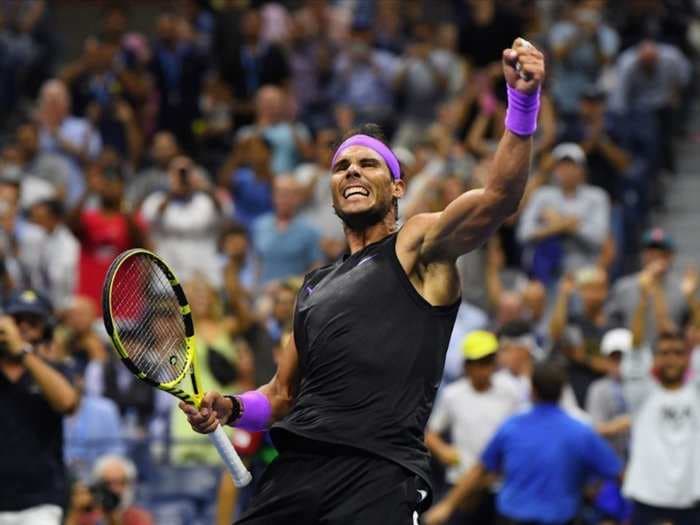 Tiger Woods lived his best life while watching Rafael Nadal roar past Maric Cilic at the US Open