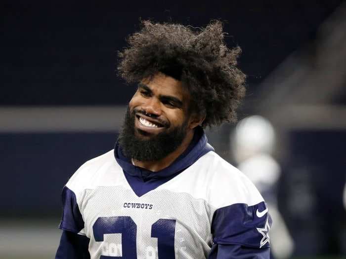 Ezekiel Elliott agrees to $90 million contract extension with the Dallas Cowboys, becoming the highest-paid running back in NFL