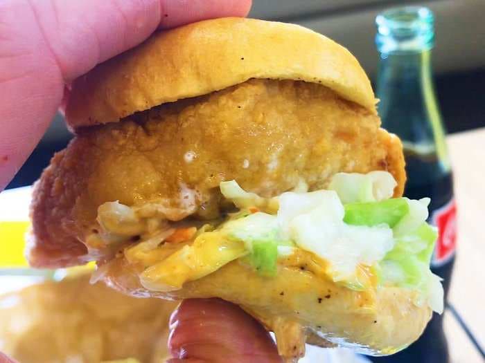 Pollo Tropical's crispy chipotle chicken slider is better than anything I've ever tasted from Chick-Fil-A