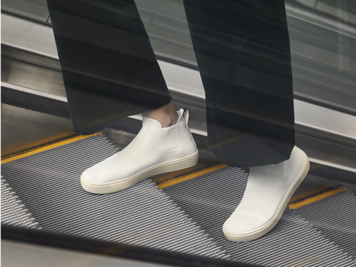 We tried Rothy's new 'Chelsea boots' made from recycled water bottles - they're comfortable and machine-washable, though they look and feel more like high-top sneakers