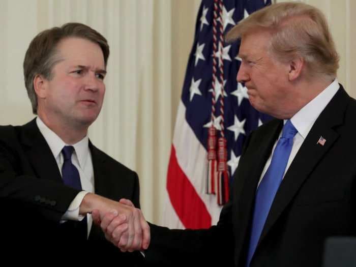 Trump said Brett Kavanaugh 'should start suing people' over new sexual harassment allegation