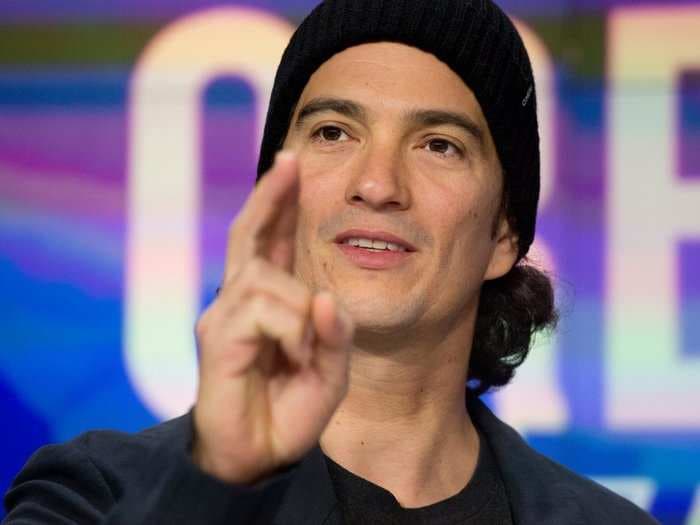 WeWork CEO Adam Neumann told employees he's 'humbled' by the collapse of the firm's IPO