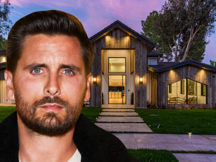 Scott Disick just flipped another home in California, and it's listed for $6.89 million - double its original price. Here's a look at the transformation.