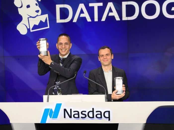 Data analytics company Datadog soared 39% on its first day of public trading. The CEO says its next big thing is hiring: 'I spend my days making sure we hire people well.'